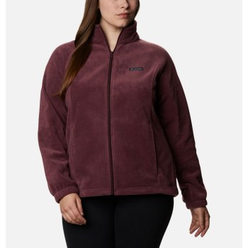 Dámské Bundy Columbia Benton Springs Full Zip Plus Size Vínové TLOBRH975